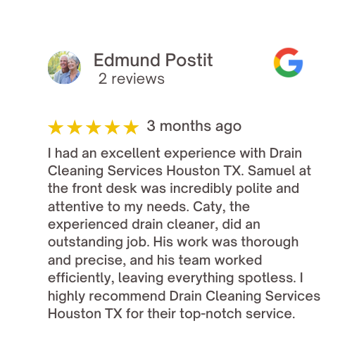 drain cleaning services in houstion reviews