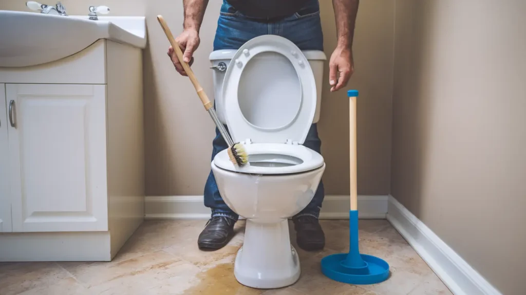 Fix Slow Drains Toilet in New Houston City Home