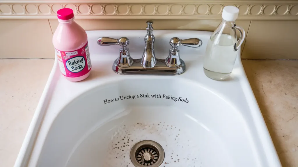 How to Unclog a Sink with Baking Soda in Houston