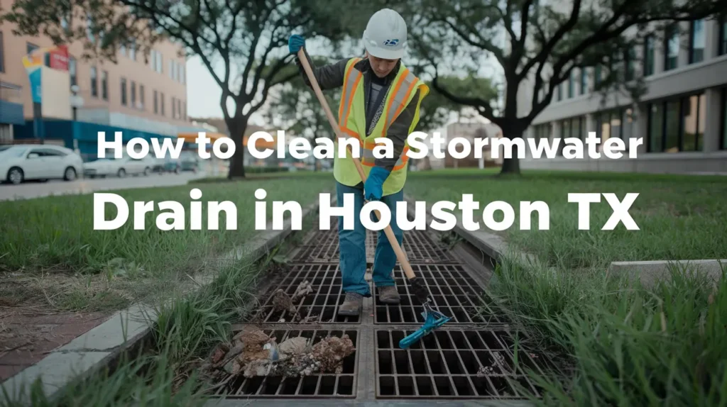 How to Clean a Stormwater Drain in Houston Tx