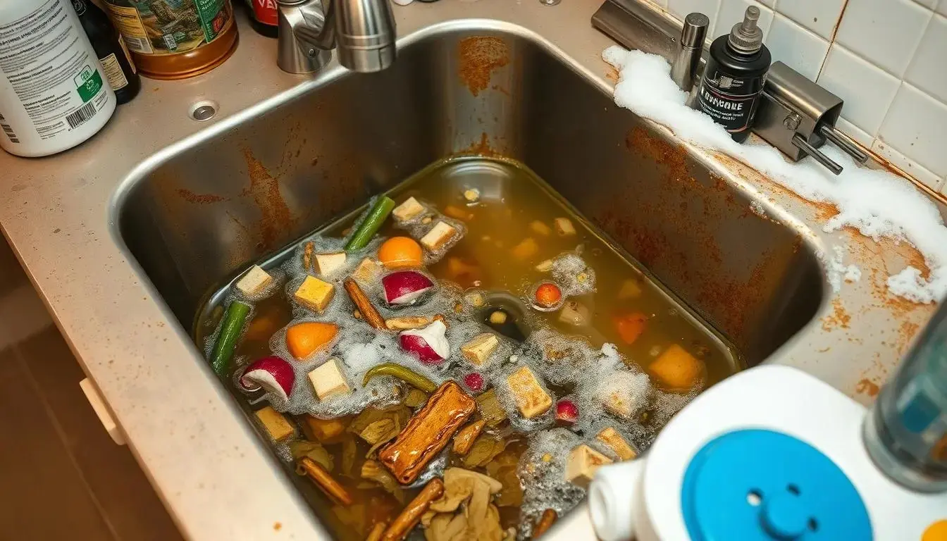 kitchen sink clogged tried everything