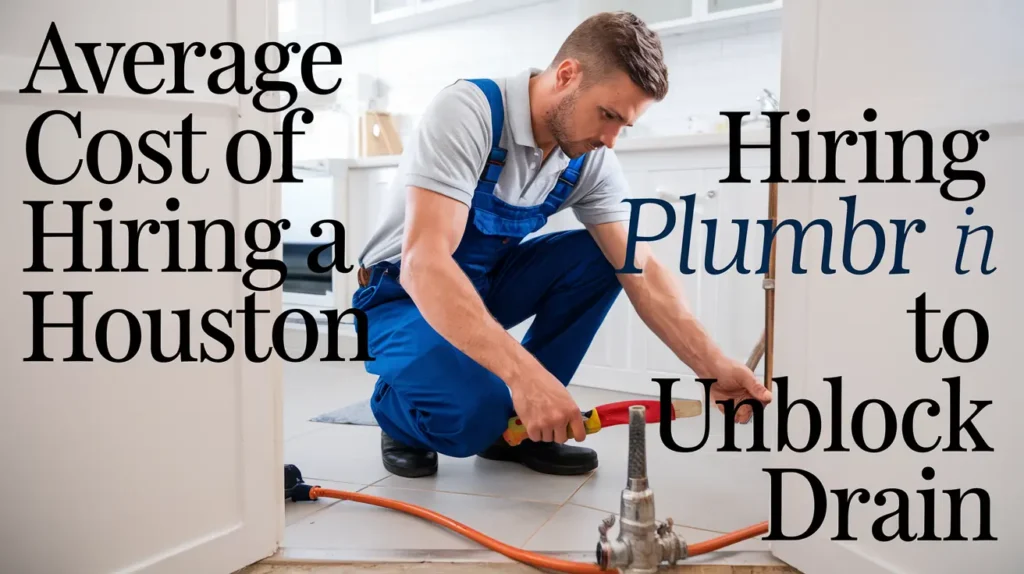 Average Cost of Hiring a Plumber in Houston to Unblock Drain 